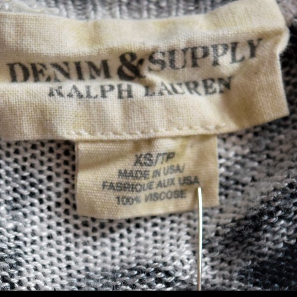 Ralph Lauren Denim & Supply Sweater Stars & Stripes Patriotic Tunic Lenght - Picture 5 of 5